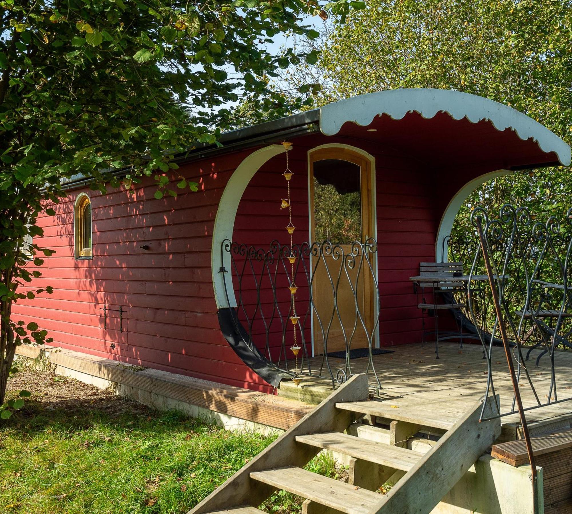 La Tiny House De La Bergerie Villa Lierneux Bagian luar foto